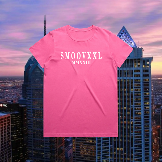 Women's SMOOVXXL Signature Tee (Pink)