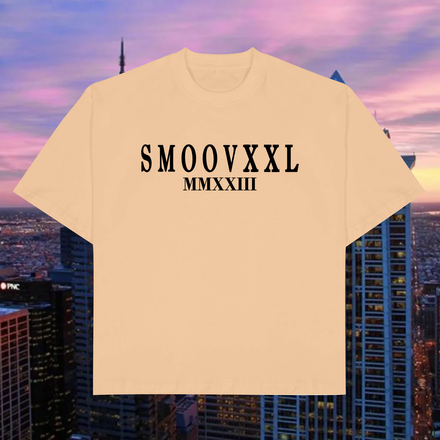 Men's SMOOVXXL Signature Tee (Tan)