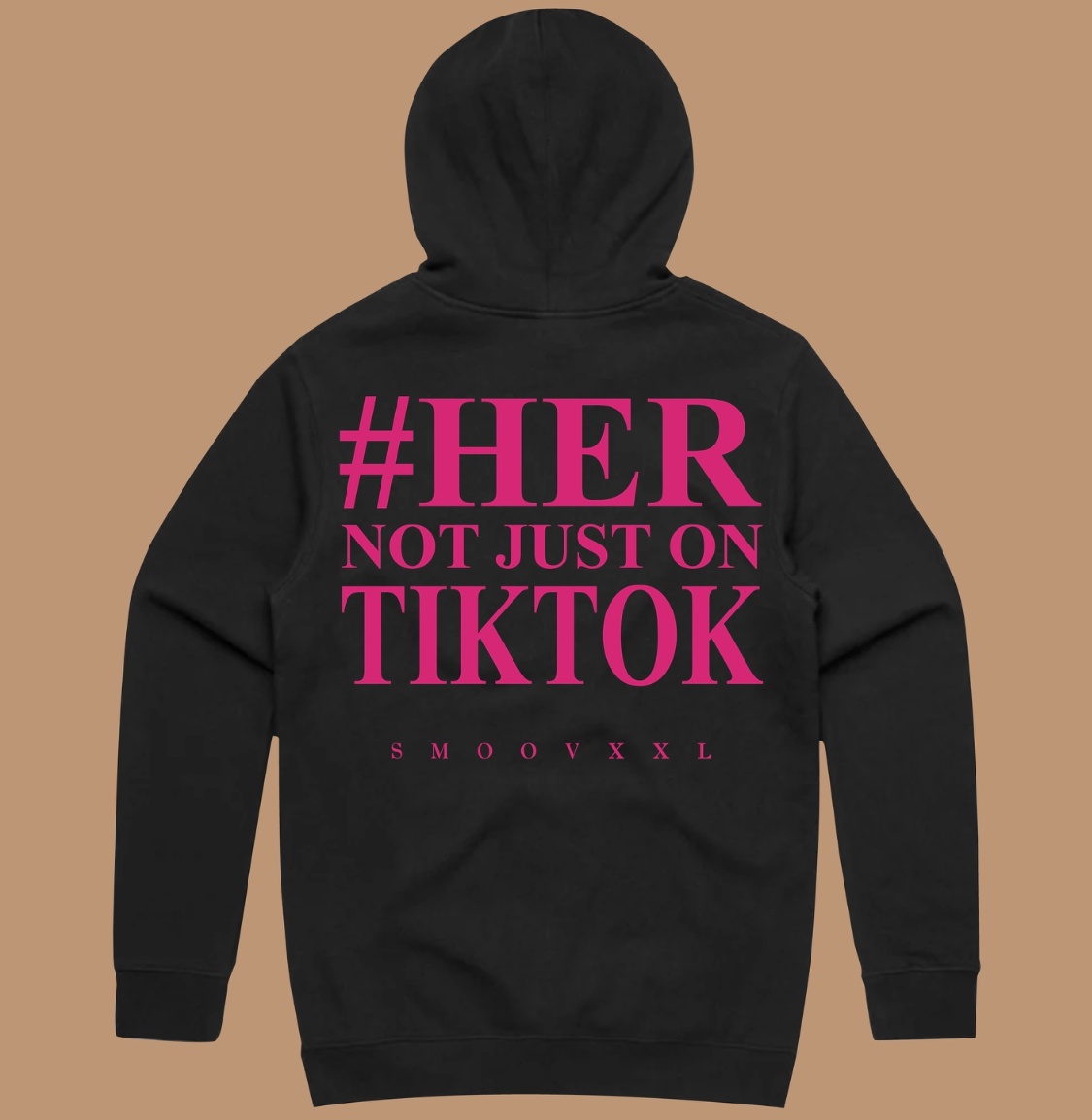 #HER Not Just On TikTok Hoodie (Black)