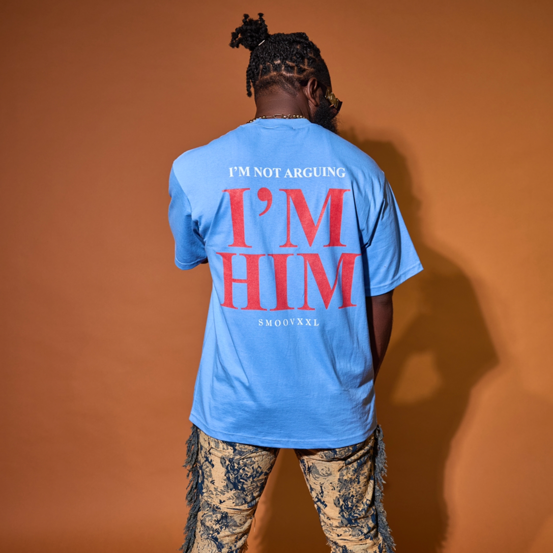 I’M NOT ARGUING - I'M HIM Premium Lux Tee (Sky Blue)