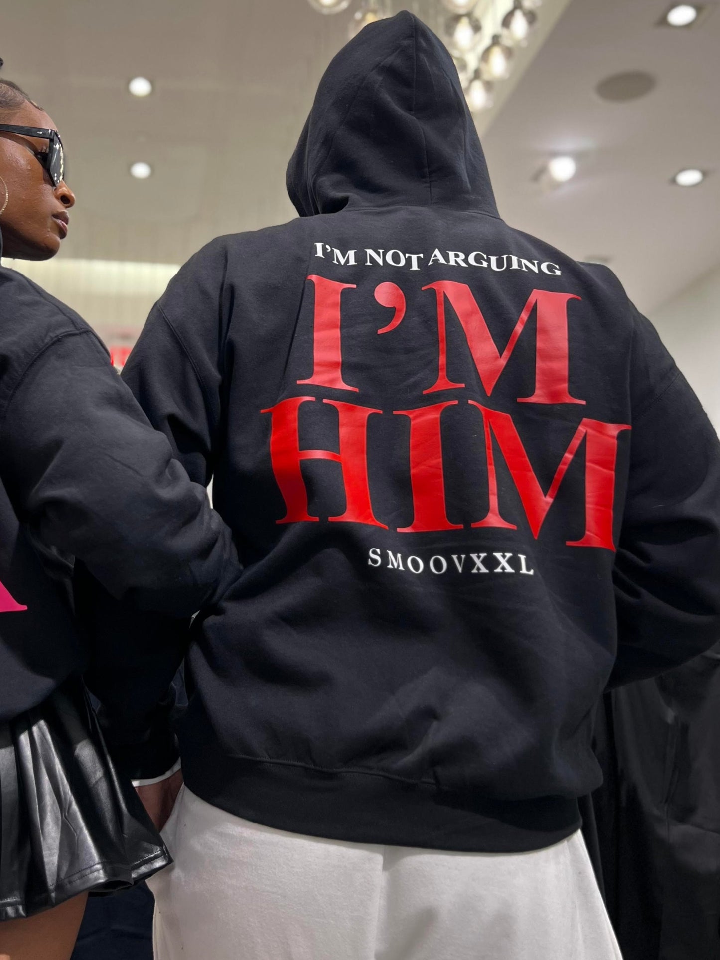 I’M NOT ARGUING - I'M HIM Premium Lux Hoodie (Black)